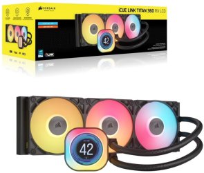 Система рідинного охолодження Corsair iCUE Link Titan 360 RX LCD Black (CW-9061023-WW)