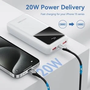Фото: Батарея універсальна Vention 20000mAh 22.5W Black (FHLB0) № 8 | KTC