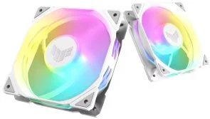 Фото: Кулер ASUS TUF Gaming TR120 ARGB Reverse White 3 pcs (90DA00D3-B09020) № 2 | KTC