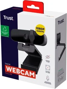 Фото: Web-камера Trust Tanor Black (25548) № 6 | KTC