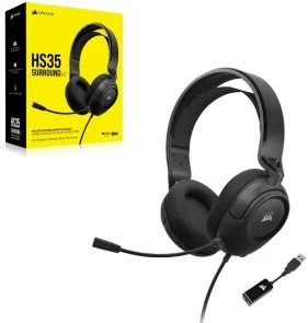 Фото: Гарнітура Corsair HS35 Surround v2 Black (CA-9011386-EU) № 2 | KTC