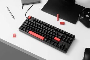 Клавіатура Keychron C3 Pro 87Key K Pro Red QMK Hot-swap RGB Black (C3PH1_KEYCHRON)