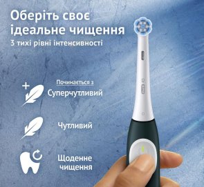 Електрична зубна щітка Braun Oral-B iO Series 2 iOS2.1C9.0 Forest Green (Series 2 iOS2.1C9.0 Green)