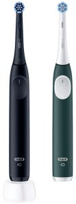 Електрична зубна щітка Braun Oral-B iO Series 2 iOS2d.2ZZ9.0 DUO Night Black plus Forest Green (S2 iOS2d.2ZZ9.0 Duo Black/Green)