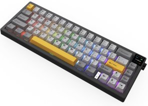 Клавіатура Ajazz AK650 Flying Fish Switch RGB With Screen Wireless Black (AK650-FF-BGY)