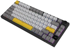 Клавіатура Ajazz AK820 Pro Flying Fish Switch RGB With Screen Wireless Black (AK820PRO-FF-BGY)