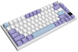 Клавіатура Ajazz AK820 Pro Flying Fish Switch RGB With Screen Wireless Purple (AK820PRO-FF-PWB)