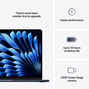 Ноутбук Apple MacBook Air 13.6 M4 10GPU Midnight (MW133)