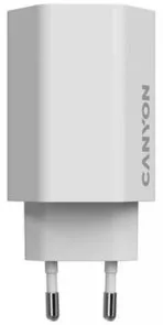Фото: Зарядний пристрій Canyon Hexagon 65 QC PD GaN 65W White (CND-CHAHEX65W) № 3 | KTC
