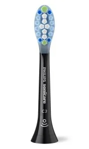 Фото: Насадка для зубної щітки Philips Sonicare C3 Premium Plaque Defence Black 2pcs (HX9042/88) № 2 | KTC