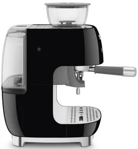 Фото: Ріжкова кавоварка Smeg Espresso coffee machine with grinder Black (EGF03BLEU) № 9 | KTC