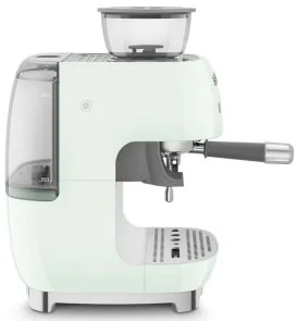 Фото: Ріжкова кавоварка Smeg Espresso coffee machine with grinder Pastel Green (EGF03PGEU) № 9 | KTC