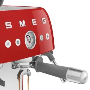 Фото: Ріжкова кавоварка Smeg Espresso coffee machine with grinder Red (EGF03RDEU) № 13 | KTC
