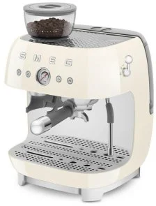Фото: Ріжкова кавоварка Smeg Espresso coffee machine with grinder Creamy (EGF03CREU) № 5 | KTC
