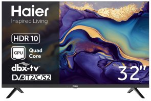 Телевізор LED Haier H32K801G (Android TV, Wi-Fi, 1366x768)