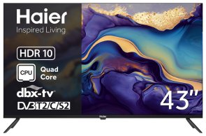 Телевізор LED Haier H43K801FG (Android TV, Wi-Fi, 1920x1080)