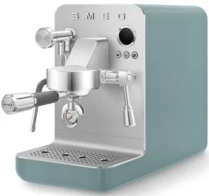 Фото: Ріжкова кавоварка Smeg Espresso coffee machine Emerald Green (EMC02EGMEU) № 5 | KTC
