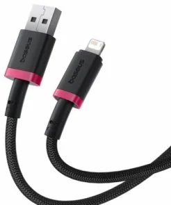 Фото: Кабель Baseus Dura Series 2.4A AM / Lightning 1m Black/red (P10377801U01-01) № 2 | KTC