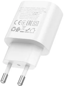 Фото: Зарядний пристрій BOROFONE BA82A Platinum 25W White (6941991112256) № 4 | KTC