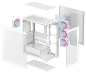 Фото: Корпус Deepcool CG580 4F White with window (R-CG580-WHADA4-G-1) № 12 | KTC