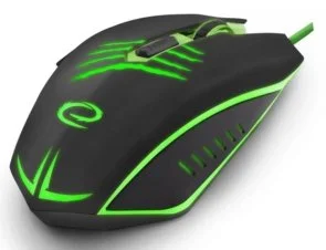 Фото: Миша Esperanza MX209 CLAW Black/Green (EGM209G) № 2 | KTC