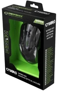 Фото: Миша Esperanza MX405 CYBORG Black/Green (EGM405) № 5 | KTC