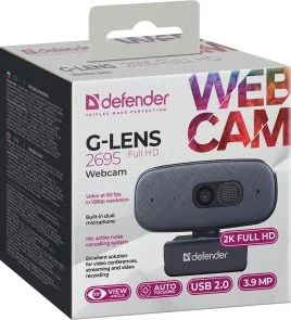 Фото: Web-камера Defender G-lens 2695 Black (63195) № 13 | KTC