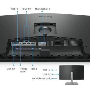 Монітор BenQ PD3225U Dark Gray (9H.LLYLA.TBE)
