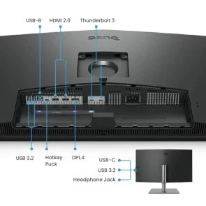 Фото: Монітор BenQ PD3225U Dark Gray (9H.LLYLA.TBE) - 31.5" IPS / 3840×2160 / 60 Гц / Pivot / HAS № 9 | KTC