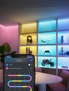 LED-стрічка Govee H61F5 Strip Light 2 Pro RGBWWIC Wi-Fi/BT 5m White (H61F53D1)