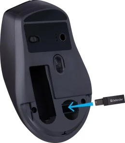 Фото: Миша Defender Effect X MS-095 Wireless Black (52095) № 5 | KTC