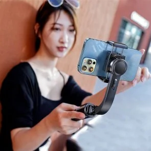 Фото: Стедікам RTAKO L08 Mini Anti-shake Gimbal Black (6930539525849) № 8 | KTC