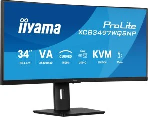 Фото: Монітор iiyama XCB3497WQSNP-B1 Black - 34" VA / 3440x1440 / 120 Гц / AMD FreeSync Premium / HAS № 2 | KTC