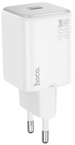 Зарядний пристрій Hoco N40 Mighty 20W White (6942007616973)