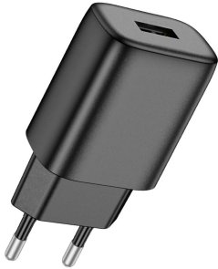 Зарядний пристрій Hoco C134A 2.4A Black (6942007621298)