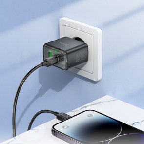 Зарядний пристрій Hoco CS42A Smart 30W Black (6942007620765)