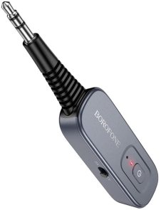 Bluetooth-ресивер Hoco BC51 Clear Way Metal Grey (6941991117305)
