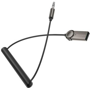 Bluetooth-ресивер BOROFONE BC56 Peaceful Metal Grey (6941991113031)