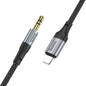 Фото: Перехідник Hoco UPA26 Lightning M / Jack 3.5mm 1m Black (6942007608817) № 2 | KTC