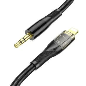 Фото: Перехідник Hoco UPA25 Lightning M / Jack 3.5mm 1m Black (6931474791153) № 2 | KTC