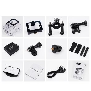  Екшн-камера Hoco DV100 Sports Camera Black (6942007616799)