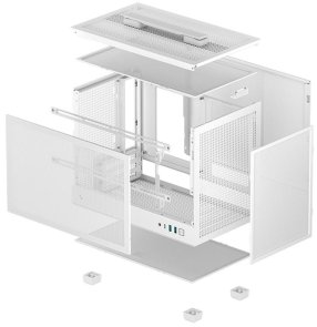 Корпус Deepcool CH160 Mesh White (R-CH160-WHNMI0-G-1)