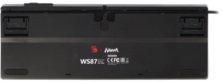 Клавіатура, комплект Bloody WS87 BLMS Red Plus Switch RGB USB/BT/WL Naraka (WS87 (Naraka))