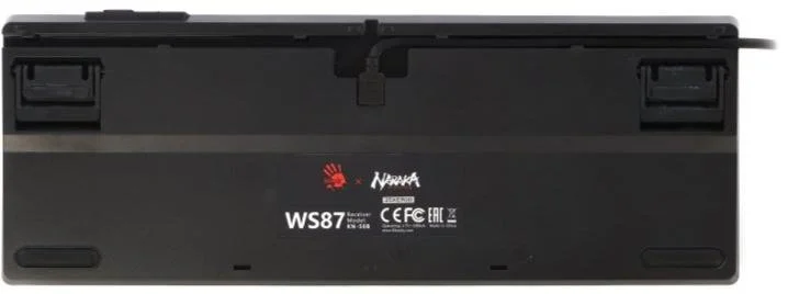 Фото: Клавіатура Bloody WS87 BLMS Red Plus Switch RGB USB/BT/WL Naraka (WS87 (Naraka)) № 8 | KTC