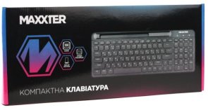 Клавіатура Maxxter KB-01B-UA USB Black