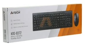 Фото: Комплект клавіатура+миша A4tech KR-8372 USB Black (KR-8372 (Black)) № 8 | KTC