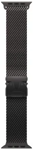 Фото: Ремінець Apple for Apple Watch 49mm - Titanium Milanese Loop Black - Medium (MXKG3) № 3 | KTC