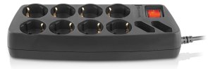 Мережевий фільтр Real-EL RS-10 Protect 10/3m Black (EL122300039)