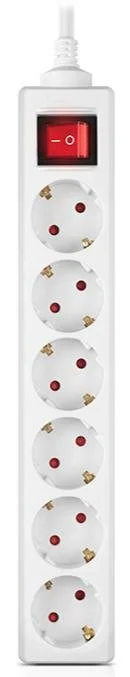Фото: Мережевий фільтр Real-EL RS-6 Protect M 6/3m White (EL122300033) № 2 | KTC