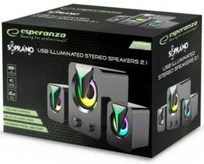 Фото: Колонки Esperanza EGS107 Rainbow Soprano Black № 4 | KTC